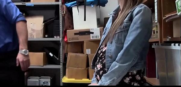  Pregnancy Faking Shoplifter Fucked hard By Mall Officer - Kimmy Granger